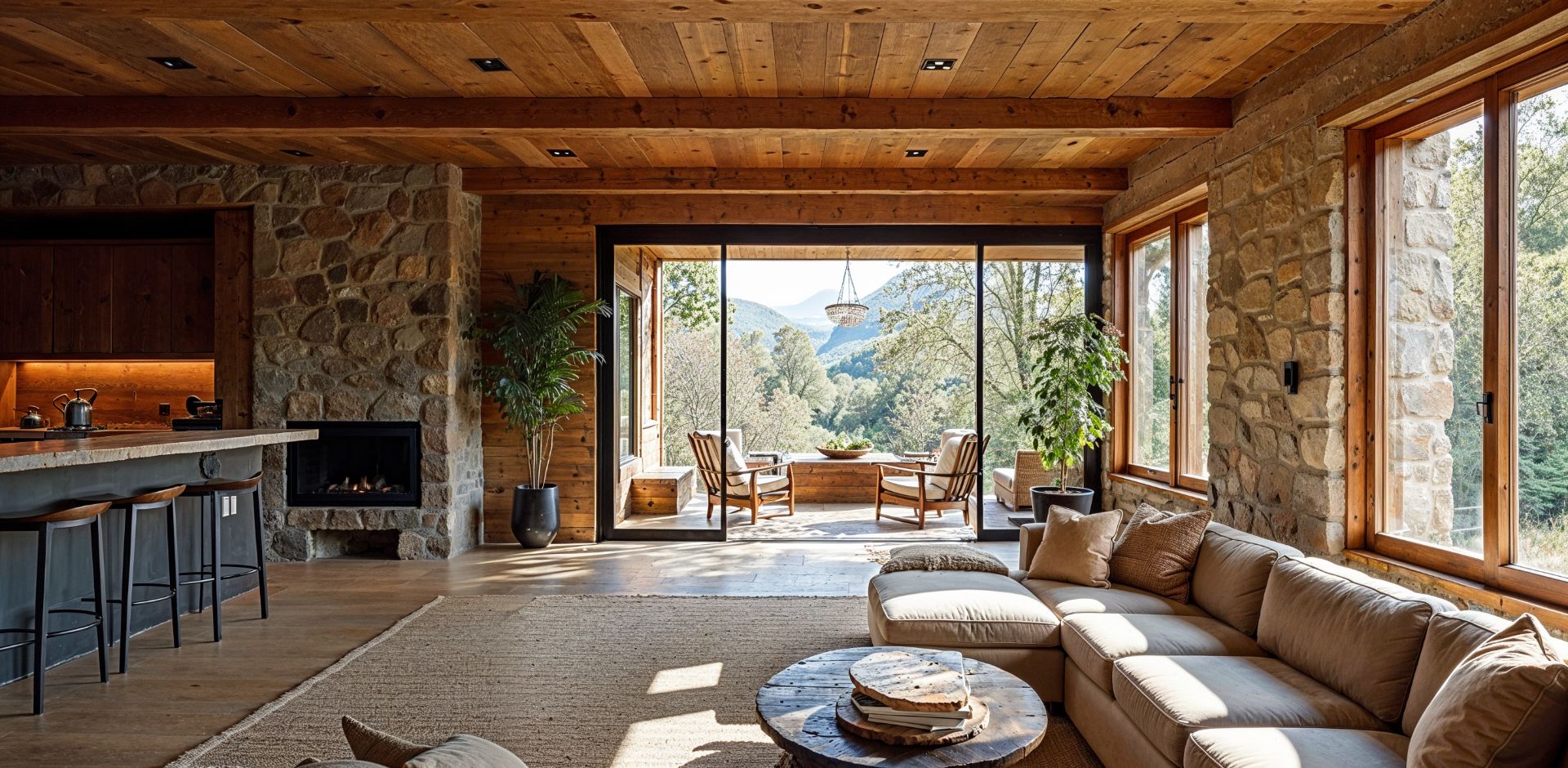Photo d'un intérieur de maison lumineux