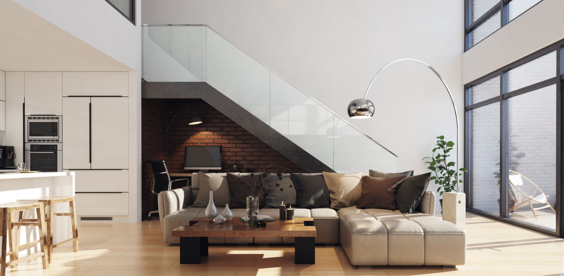 Photo d'un intérieur de maison lumineux