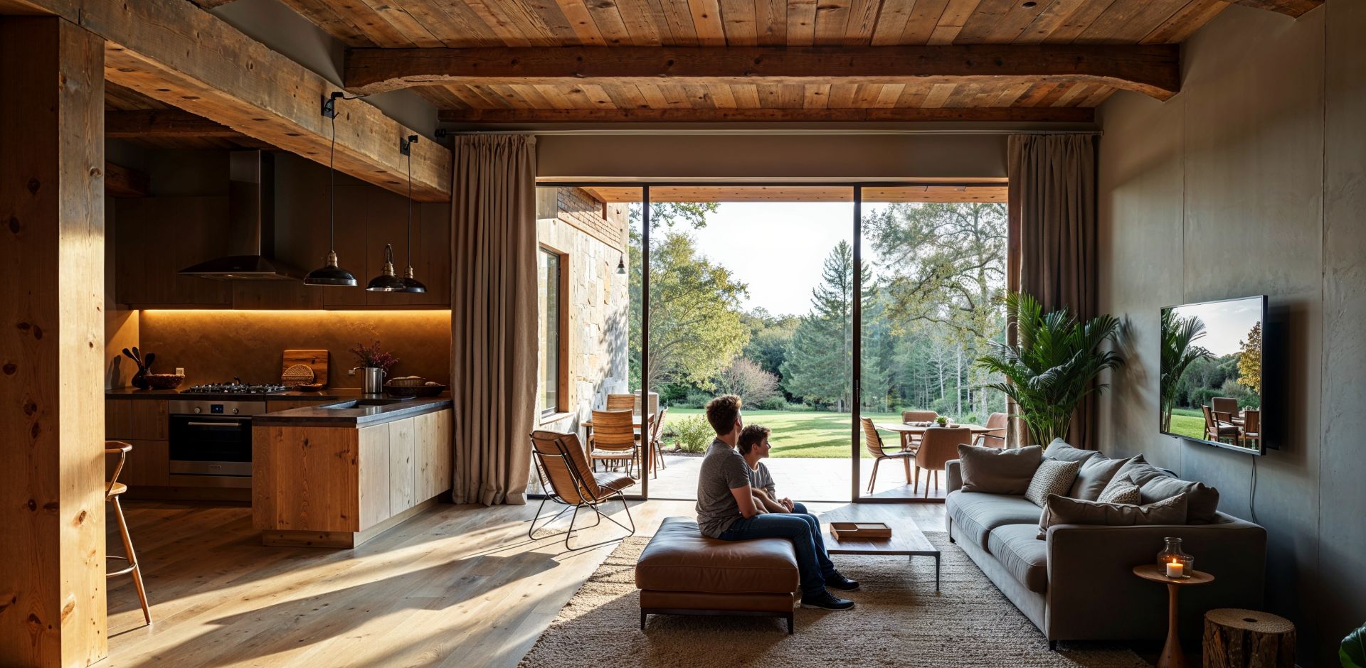 Photo d'un intérieur de maison lumineux