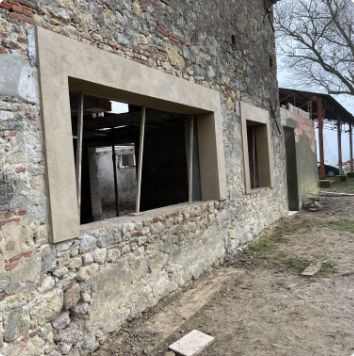 Des travaux d'ouverture d'un mur porteur en extérieur