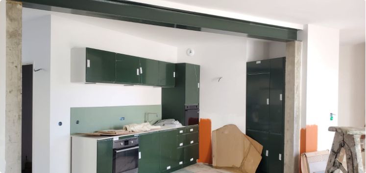 Travaux d'ouverture d'un mur porteur en intérieur